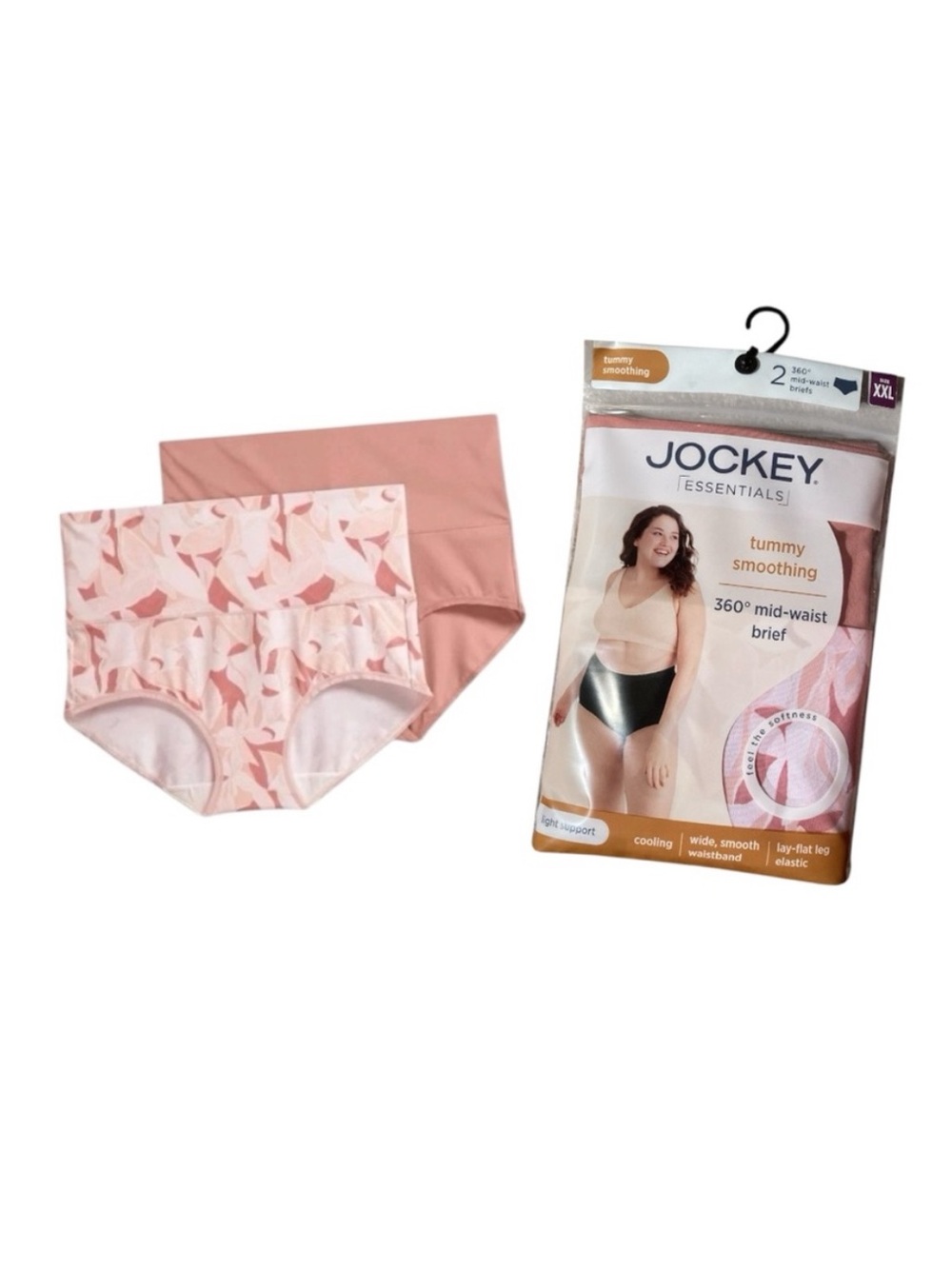 Jockey Essentials Tummy Smoothing Mid Waist Brief